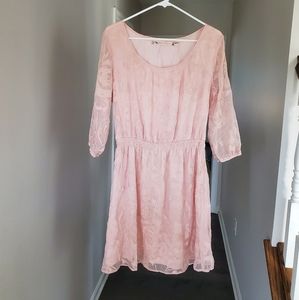 Chelsea & Violet Embroidered Georgette Dress